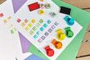 hand2mind Numberblocks Stampoline Park Stamp Activity Set, 20 Stamps, 12 Washable Ink Pads, Number Toys, Kids Arts & Crafts, Preschool Math Toys, Toddler Learning Activities, Birthday Gifts for Kids by TinyTreasures Baby Boutique