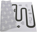 Baby Care Play Mat (Large, Nordic Trails - Morning Fog Arrows) 82'' x 55'' Original One-Piece Reversible Rollable Waterproof Play Mat for Infants, Babies, Toddler, and Kids by TinyTreasures Baby Boutique