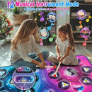 Dance Mat Toy Gift for Kids ages 3-12, Dancing Music Playmat with 12 Key, Large Size (59*38 in), Double User Challenge Game Christmas Birthday Gift for Girls Boys 5 6 7 8 9 10 11 12 Year Old by TinyTreasures Baby Boutique