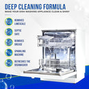Dishwasher Cleaner and Deodorizer Tablets 26-Pack, Deep Cleaning Descaler for Dishwasher Machine, Heavy Duty, Septic Safe, Removes Grease & Build-ups, 1 Year of Cleaning Supplies (Unscented) by TinyTreasures Baby Boutique