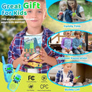 Vvinca Rechargeable Walkie Talkies for Kids 4 Pack, 5-7 Year Old Boy Toys Long Range 22 Channels 2 Way Kids Walkie Talkie with Flashlight for Camping Hiking Indoor Outdoor 3 4 5 6-12 Girl Boy Gift by TinyTreasures Baby Boutique