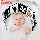 URMYWO Black and White Baby Toys, Tummy Time High Contrast Newborn Toys 0-3 Months, Soft Baby Book, Visual Stimulation Montessori Sensory Infant Toys 0-6-12 Months, Shower Gift for Boys Girls by TinyTreasures Baby Boutique