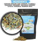 Nesting Herbs for Backyard Chickens 8 pounds - Scent of Spring - Keep Laying Hens Happy, Healthy and Relaxed by GreenHaven Gardens