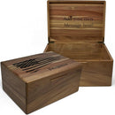 American Flag Box Personalized - Large Keepsake Boxes for Mens, Boys, 5th Wedding Gift Anniversary for Men/Women, Acacia Wood Decorative Chest Memory, Boys Treasure Box, 11.5 x 8.5 x 5.5 in by TinyTreasures Baby Boutique