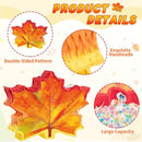 WERNNSAI Fall Leaf Pinata - Maple Leaf Pinata Thanksgiving Party Games for Kids Orange Autumn Hanging Leaves Decor Fall Festival Thanksgiving Family Party Favors with Blindfold by TinyTreasures Baby Boutique