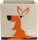 3 Sprouts Toy Storage Organizer: Toy Box Cube Organizer for Playroom, Nursery - Foldable Storage Bin - Kangaroo by TinyTreasures Baby Boutique