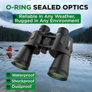 Binoculars with Smart Phone Bracket Adapter, Militar, 20x50, Adults, Bird Watching, High Power Waterproof with Low Light Night Vision for Hunting, Travel, Games, Carrying Case Strap. by TinyTreasures Baby Boutique