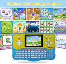Kids Tablet/Baby Learning Pad with 102 Activities/Toddler Tablet with ABC/Words/Music/Math Interactive Educational Electronic Toys Gifts Handheld Game for Preschool Boys Girls Ages 3-12 (Blue-) by TinyTreasures Baby Boutique