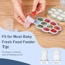 Silicone Nibble Freezer Tray (3 Pack), Kingkam Baby Breastmilk Popsicle Molds, Baby Fruit Feeder Teether Tray, Breast Milk Teether Pop Maker for Homemade Baby Food by TinyTreasures Baby Boutique