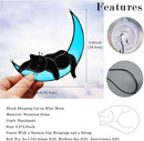 HDCRYSTALGIFTS Black Cat Decor Suncatcher Stained Glass Window Hanging,Handcrafted Kitty Decor Funny for Cat Lovers,Home Decoration for Window Patio Office Living Room Wall by GreenHaven Gardens