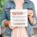 Simply Said, INC Perfect Pallet Petites 8" Rustic Wood Sign - A Smile is the Prettiest Thing You Can Wear - PET22008 by CozyNest Decor
