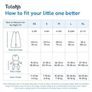TotAha Toddler Sleep Sack 2T-3T-4T, Premium Light Wearable Blanket Baby Sleeping Bag with 2-Way Safe Zippers For Girl Boy by TinyTreasures Baby Boutique