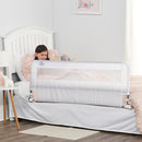 Regalo Hideaway 54-Inch Extra Long Bed Rail Guard, with Reinforced Anchor Safety System, 54” L x 20” H, For ages 2 - 5 years by TinyTreasures Baby Boutique