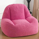 Homguava Bean Bag Chairs for Adults,Giant Beanbag Couch Adult Bean Bag Chair with Filler Included,Modern Lazy Sofa Comfy Chair for Living Room(Pink) by CozyNest Decor