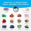 NATIONAL GEOGRAPHIC Mega Gemstone Dig Kit – Dig Up 15 Real Gemstones and Crystals, Science Kit for Kids, Gem Digging Kit, Gift for Girls and Boys, Mining Kit, Rock Collection by TinyTreasures Baby Boutique