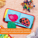 ToBe ReadyForLife Stimulating Baby Crinkle Books for 0-6 Months and 6-12 Months Infants - Toys Gift for 1 Year Old - Soft Cloth Animals Baby Books for Gifting by TinyTreasures Baby Boutique