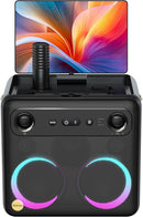 Smart Karaoke Machine for Adults - with Lyrics Display, 64GB Karaoke Tablet, 2 Wireless Mics, Professional Karaoke System, 300W Peak Power, 4 DJ Lights, Karaoke Speaker for Any Occasion by TinyTreasures Baby Boutique