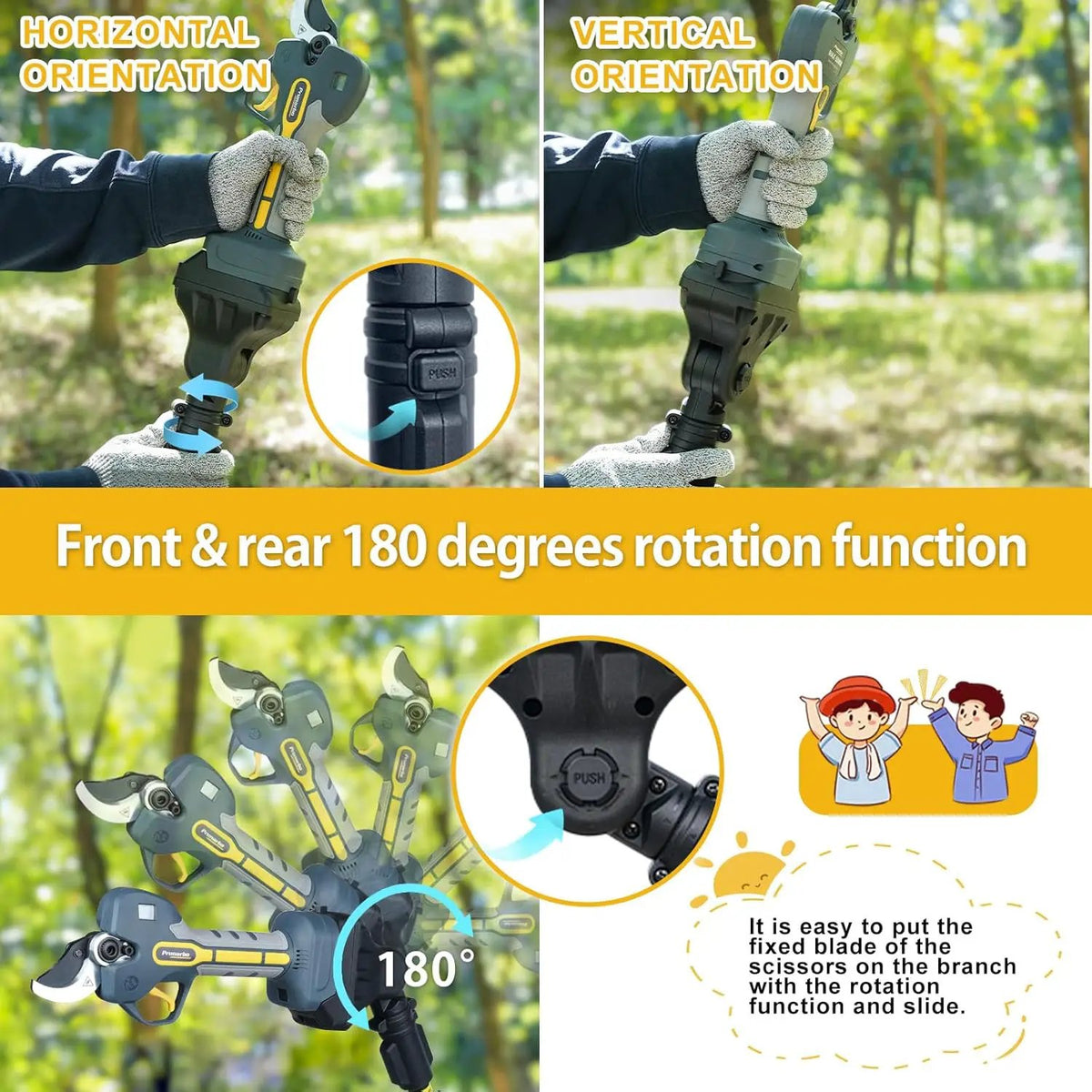 Extendable Pole for Cordless Electric Pruning Shear, Telescopic Pole 4.2-8.2 ft Extension for Gardening Tree Pruner Extended Cutting Reach for Professional Battery Secateurs Heavy Duty, photo 5 of 6