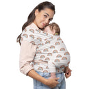 Boba Baby Wrap Carrier – Original Baby Sling Carrier for Newborns (7–35 lbs), Soft, Secure, Hands-Free & Ergonomic, Ideal for Comfortable Bonding, New Parents (Serenity Rainbow) by TinyTreasures Baby Boutique