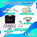 Professional Muscle Scraper Tool - Patented IASTM Massage Tools for Physical Therapy, GuaSha Tool for Body Myofascial Release - Medical Grade 304 Stainless Steel Muscle Scraping Tool - Ellipse Pro by CozyNest Decor