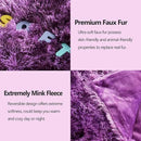 GONAAP Fuzzy Faux Fur Throw Blanket Tie-dye Violet Purple Super Soft Cozy Plush Fuzzy Shaggy Blanket for Couch Sofa Bed (Tie-dye Violet Purple, Throw(50"x60")) by CozyNest Decor