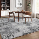 Kelarea Living Room Rug 6x9 Grey Rug Machine Washable Large Area Rugs, Non Slip Abstract Vintage Indoor Carpet for Bedroom, Nursery, Classroom, Dining Room, Home Office by TinyTreasures Baby Boutique