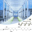 99ft 300 LED String Lights Indoor - White Christmas Lights Outdoor Waterproof Clear Wire, 8 Modes Connectable Twinkle Fairy String Lights Plug in for Outside Room Bedroom Party Wedding Decorations by GreenHaven Gardens