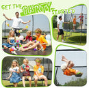 Gigu 10FT 12FT 14FT Recreational Trampolines with Enclosure Net and Ladder and Anti-Rust Coating, ASTM Approved Trampoline Outdoor for Kids and Adults Outdoor Yard Trampolines by TinyTreasures Baby Boutique