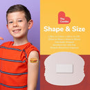 BioSwiss Bandages, Combo Meal Shaped Self Adhesive Bandage, Latex Free Sterile Wound Care, Fun First Aid Kit Supplies for Kids, 50 Count by TinyTreasures Baby Boutique
