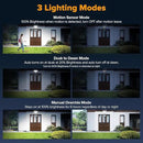 LUTEC 80W 9000LM LED Security Lights Motion Sensor Outdoor Lights, 4 Head LED Flood Light Outdoor 5000K Daylight, IP65 Waterproof, Motion Detected Light for Outside, Garage, Yard - 2 Pack (White) by GreenHaven Gardens