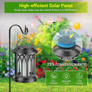 KOOPER 6 Pack Solar Lantern Outdoor Lights, Upgraded Flickering Flame Solar Lanterns Lights Outdoor Waterproof, Hanging Outdoor Solar Lanterns Lights, Solar Powered Lanterns for Yard Garden Decor by GreenHaven Gardens