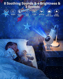 AIRIVO Dreamers Star Projector,Astronaut Galaxy Projector Bluetooth Speaker with Remote,White Noise,Interactive Posture Adjustment,Room Bedroom Decor,Birthday Christmas Gifts for Kids Adults by TinyTreasures Baby Boutique