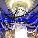 Black White and Gold Linking Balloons, 90PCS Black Gold and White Balloon Arch, Metallic Silver Quick Linked Connecting Balloon for Wedding Birthday Baby Shower Graduation New Year Party Decorations by CozyNest Decor