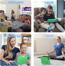 Kids Tablet, 10.1 Inch Android 15 Tablet for Kids, 12GB+64GB, Octa-Core, 6000mAh Battery, WiFi 6, Pre-Installed Kids Apps, Parental Control, ABCmouse for 30-Days Free, with EVA Protective Case (Green) by TinyTreasures Baby Boutique