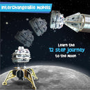 Imagimake Mapology Man's Journey to Moon | NASA Mission Apollo 11 | Rocket & Satellite Model Making Set | Space Toys for ages 8-13 | Educational Science Kits for Kids Age 8-12 | Gifts for Boys & Girls by TinyTreasures Baby Boutique