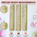 Personalized Wooden Growth Chart for Wall - Custom Name Kids Measurement Growth Chart for Girls, Child Height Measuring Chart Wooden, Baby Height Chart Wall Ruler Wood Wildlife Butterfly, 2 Sizes by TinyTreasures Baby Boutique