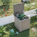 50 Gallon Resin Deck Box, Lockable Outdoor Storage Box for Patio Cushions Storage Furniture,Garden Tools, Pool Supplies, Weatherproof and UV Resistant (Grey) by CozyNest Decor