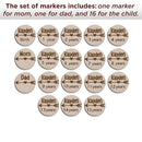 Personalized Wooden Markers for Kids Ruler Growth Chart.