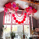 Pastel Pink Linking Balloons, 100PCS 6 Inch Small Baby Pink Link Balloons for Making Balloon Wall Heart Arch, Quick Linked Balloon for Girls Wedding Birthday Baby Shower Valentine's Party Decorations by CozyNest Decor