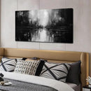 Abstract Wall Pictures for Living Room,Black Art Paintings for Wall Office Wall Art Bedroom Wall Decor 20 x 40 Inch by CozyNest Decor
