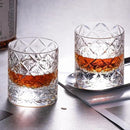 KAMMAK Crystal Whiskey Glasses Set of 2, Hand Blown 7.78oz Old Fashioned Glasses Stemless, Luxury Handcrafted Cocktail Glasses, Scotch Cup for Women, Men Gift for Rocks, Bourbon Barware, Bar by CozyNest Decor