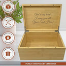 Mom Gifts from Daughters - Personalized Gift for Mom from Kids, Wooden Memory Box for Keepsakes, Unique Gifts from Son for Mothers Day, Christmas, Cute Birthday Gifts Ideas, Xmas Present, 11x8x4,75 in by TinyTreasures Baby Boutique