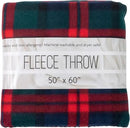 50x60 Throw Blankets, Plaid Fleece Throw Blankets for Bedroom, Couch, Livingroom, Chair, Pets, Outdoors by CozyNest Decor