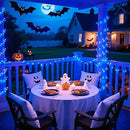 JMEXSUSS 66ft 200 LED Blue Christmas Lights Indoor Outdoor, Connectable Blue String Lights Clear Wire Plug in, 8 Modes Blue Fary Lights for Halloween Tree Party Bedroom Wall Christmas Decoration by GreenHaven Gardens