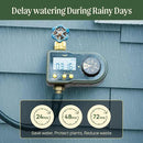 Vego Sprinkler Timer with Brass Inlet- Watering Timer for Garden Hose with Rain Delay/Manual Watering/Automatic Irrigation System - Water Hose Timer for Yard Lawn by GreenHaven Gardens