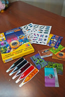 METMA 1999 Egg Decorating Kit ROBO - Complete Decorative Eggs Set with Liquid Dyes, Stickers, Egg Spinner, and More - Fun Easter Egg Dye Kit Arts and Crafts for Kids(ROBO Eggs) by TinyTreasures Baby Boutique