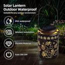 Solar Lanterns Outdoor Waterproof Ladybug Garden Decor, Hanging Metal Lights for Yard, Patio, Backyard, Porch, Fence, Ideal Gift for Women, Mom, Grandma, Birthday & Mother’s Day by GreenHaven Gardens