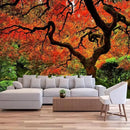 FENDROM Lakeside Red Tree Print Tapestry Nature Old tree Wall Hanging Decorative Psychedelic Scenic Tree Headboard Bedspread Tapestries for Bedroom Living Room Decor by CozyNest Decor