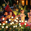 Solar Lights Outdoor (2 Pack-20 LEDs)，Waterproof Garden Fairy Swaying Firefly Lights ，Gifts for Outdoor Decorations，Suitable for Patio, terraces, lawns and Paths by GreenHaven Gardens