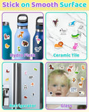 Benresive Reusable Sticker Books for Kids 2-4, Sticker Books for Toddlers 1-3 2-4, Toddler Travel Toys Activities Crafts Gifts - Animals by TinyTreasures Baby Boutique